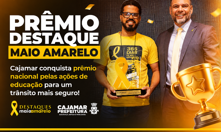 Cajamar conquista prêmio nacional pelas ações de educação para um trânsito mais seguro