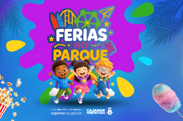 CAJAMAR: Julho de férias terá programação gratuita com brinquedos e cinema em diversos bairros