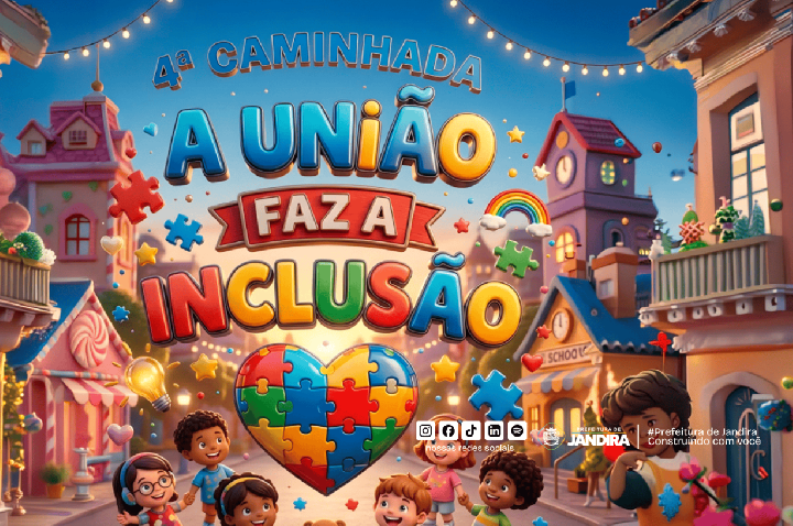 Jandira realiza 4ª Caminhada pela Inclusão e reforça apoio às pessoas com TEA