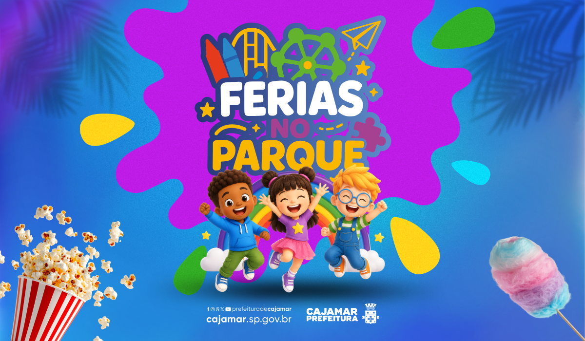 CAJAMAR: Julho de férias terá programação gratuita com brinquedos e cinema em diversos bairros